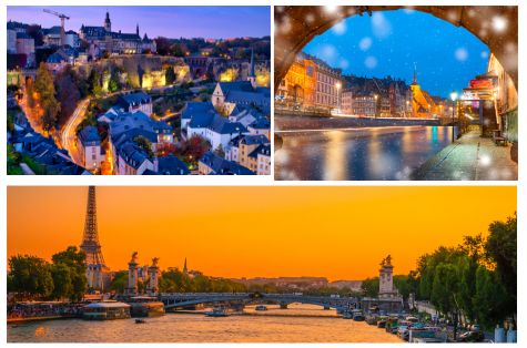 Circuito bus Ruta del Norte Francés con París.