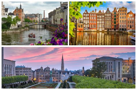 Circuito bus Encantos de Bélgica y Países Bajos con Ámsterdam.