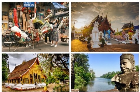 Circuito Bus Indochina al Completo con Templos de Angkor.