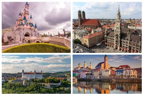 Circuito Bus París y Ciudades de Encanto con Danubio Imperial.