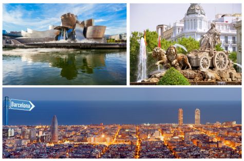 Circuito bus Rumbo España y Portugal con Madrid