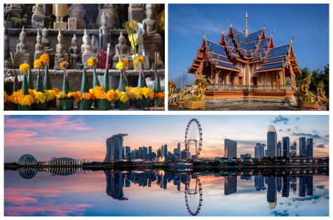 Circuito Bus Singapur y Joyas del Mekong con Tailandia y Laos