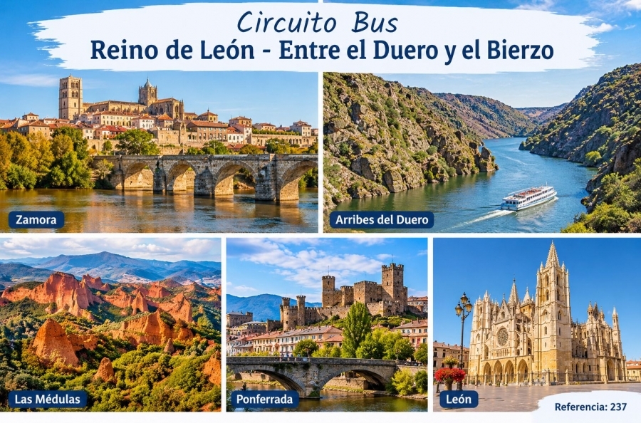 Circuito bus  Reino De Leon - Entre El Duero Y El Bierzo (I)