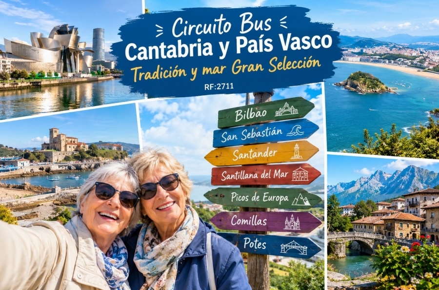 Circuito bus Cantabria Y Pais Vasco Tradicion Y Mar Gran Seleccion (I)