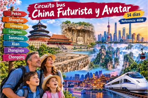 Circuito bus China Futurista y Avatar. 
