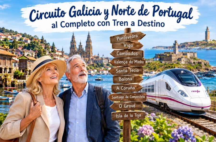Circuito Galicia y Norte de Portugal al Completo en Tren (I)