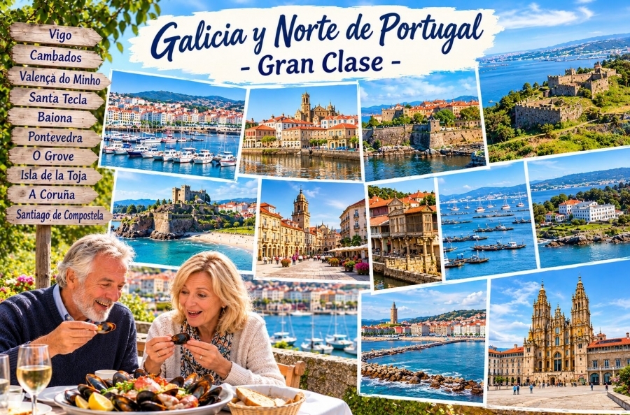 Circuito bus Galicia y Norte de Portugal -Gran Clase- (I)